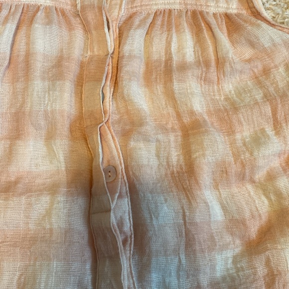 Free People Hey There Sunshine Button Down Top Size Large - Picture 9 of 10